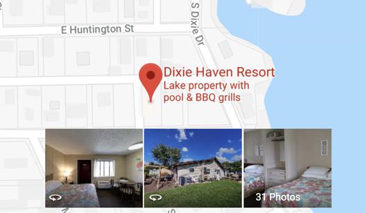 Dixie haven Resort Location Location